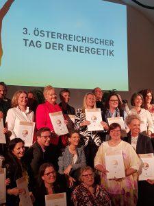April 2018 2. Österreicher Tag der Energetik - Teilnehmer mit Urkunde