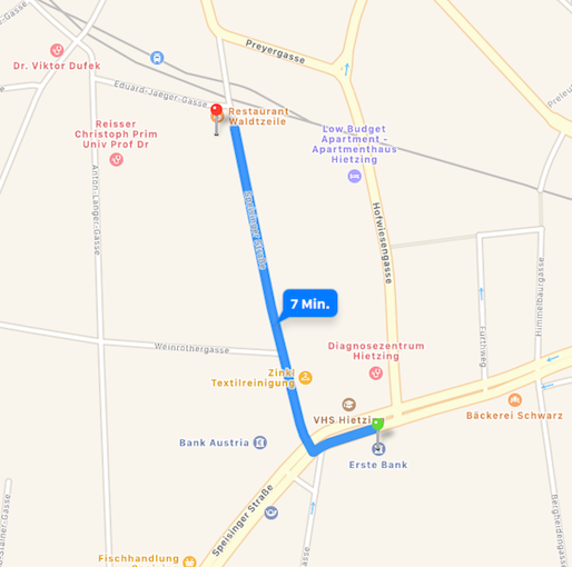 60, 62, 56A, 56B - Station Hofwiesengasse Übersichtsplan Speisinger Straße 4